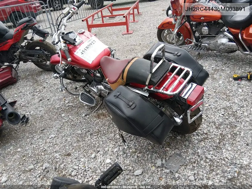 2006 Honda Vt750 Cda VIN: JH2RC44436M003891 Lot: 45185927