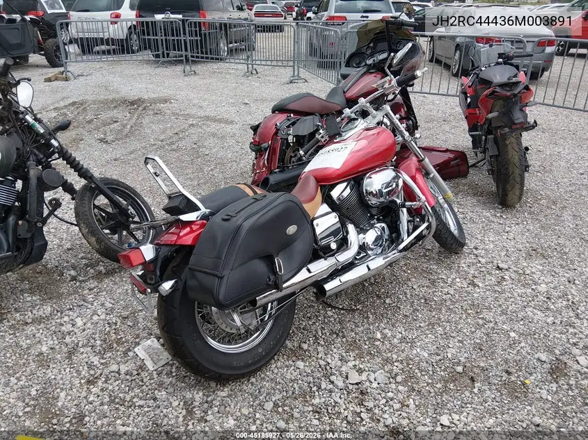 2006 Honda Vt750 Cda VIN: JH2RC44436M003891 Lot: 45185927