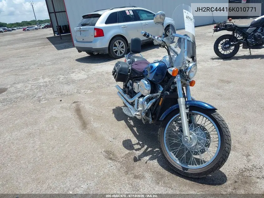 2006 Honda Vt750 Cda VIN: JH2RC44416K010771 Lot: 45587475