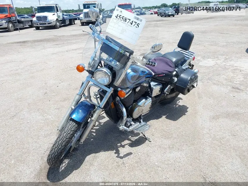 2006 Honda Vt750 Cda VIN: JH2RC44416K010771 Lot: 45587475