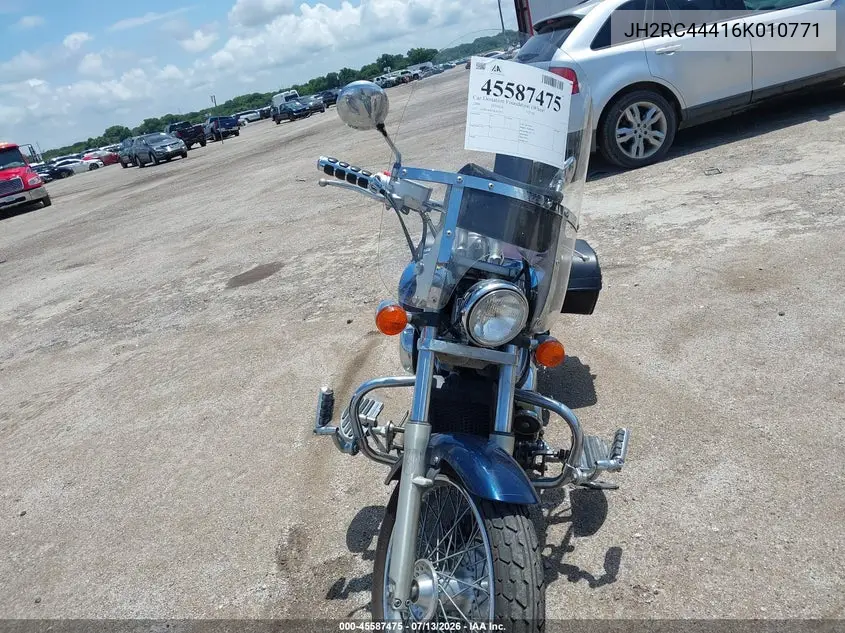 2006 Honda Vt750 Cda VIN: JH2RC44416K010771 Lot: 45587475