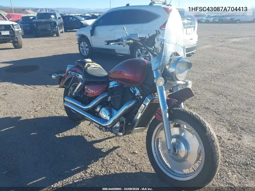 2007 Honda Vt1100 C2 VIN: 1HFSC43087A704413 Lot: 44450893
