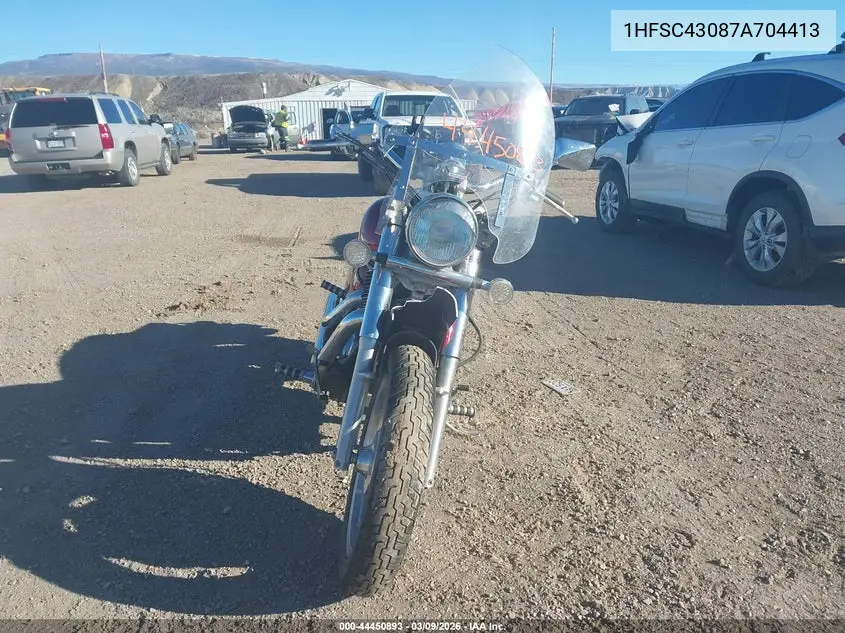 2007 Honda Vt1100 C2 VIN: 1HFSC43087A704413 Lot: 44450893