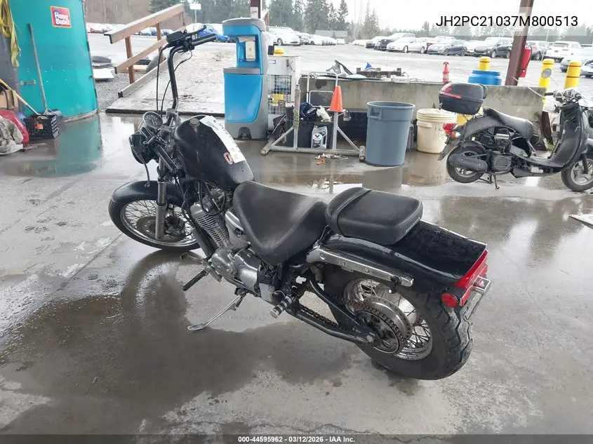 2007 Honda Vt600 C VIN: JH2PC21037M800513 Lot: 44595962