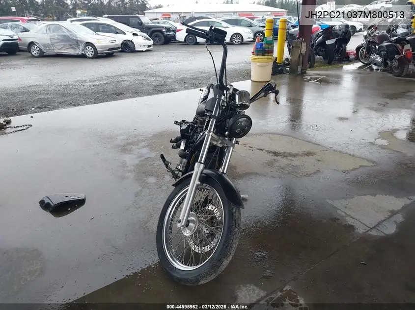 2007 Honda Vt600 C VIN: JH2PC21037M800513 Lot: 44595962