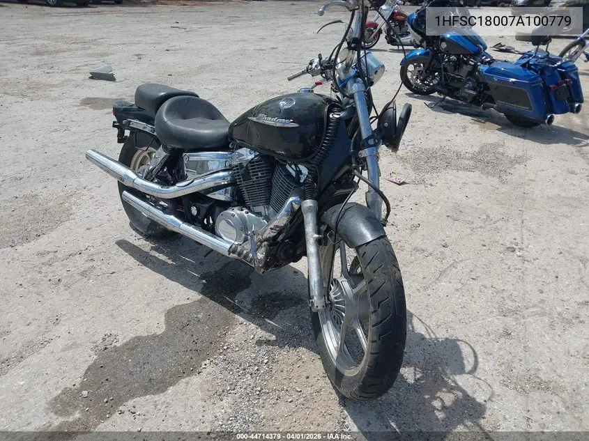2007 Honda Vt1100 C VIN: 1HFSC18007A100779 Lot: 44714379