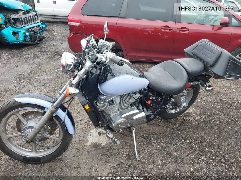 2007 Honda Vt1100 C VIN: 1HFSC18027A101397 Lot: 45186235