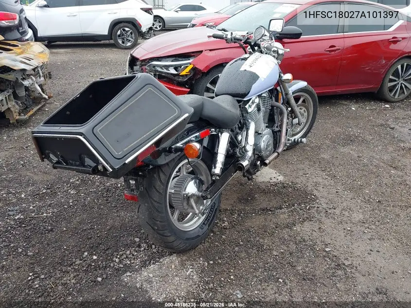 2007 Honda Vt1100 C VIN: 1HFSC18027A101397 Lot: 45186235