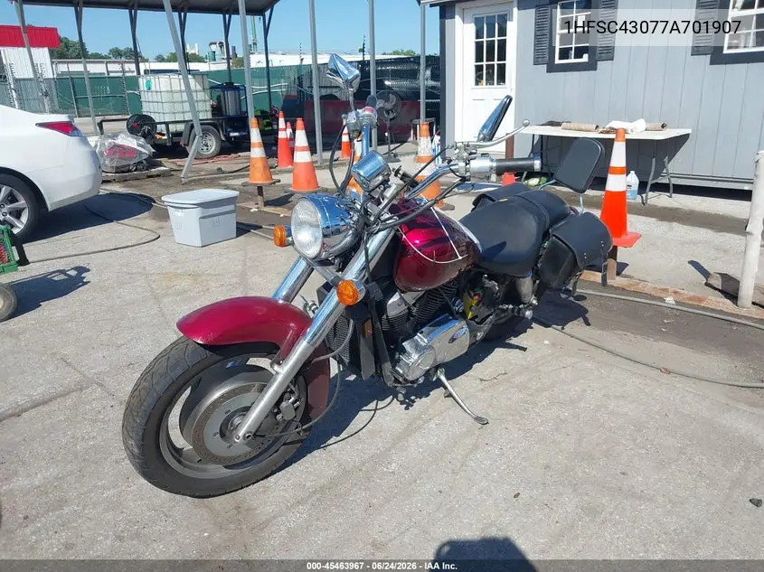 2007 Honda Vt1100 C2 VIN: 1HFSC43077A701907 Lot: 45463967