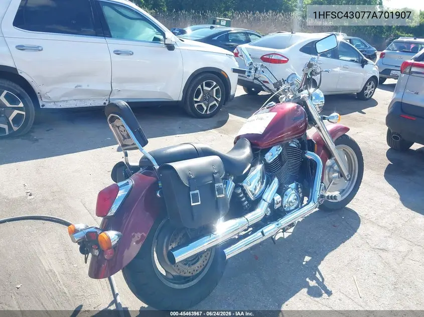 2007 Honda Vt1100 C2 VIN: 1HFSC43077A701907 Lot: 45463967