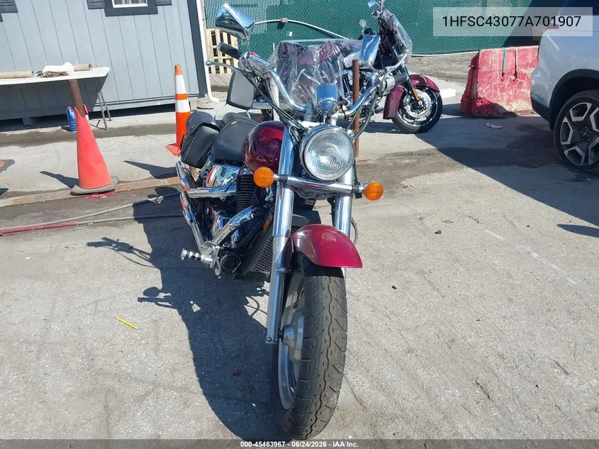 2007 Honda Vt1100 C2 VIN: 1HFSC43077A701907 Lot: 45463967