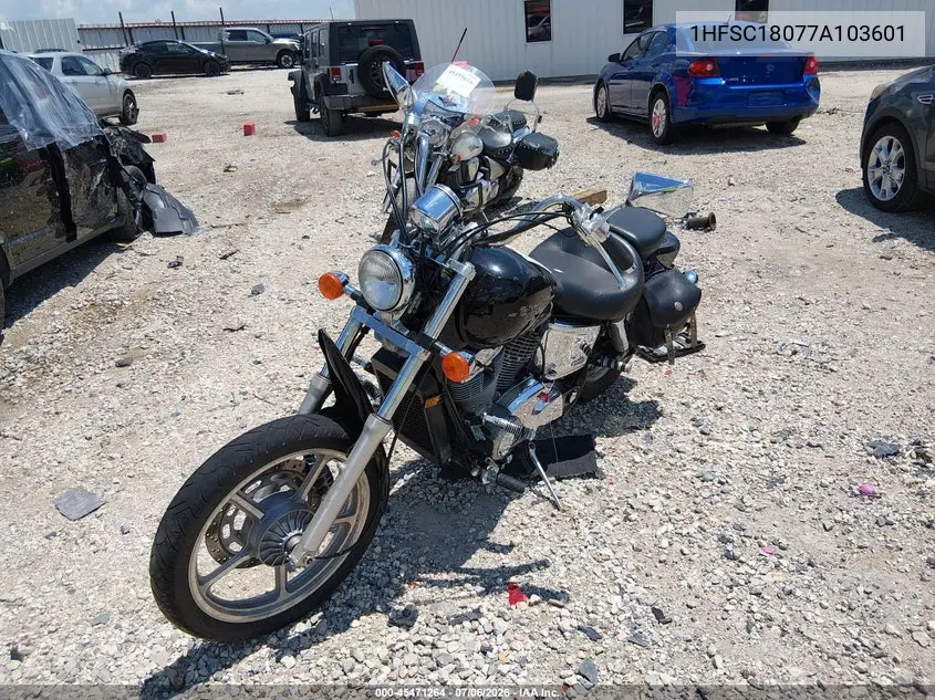 2007 Honda Vt1100 C VIN: 1HFSC18077A103601 Lot: 45471264