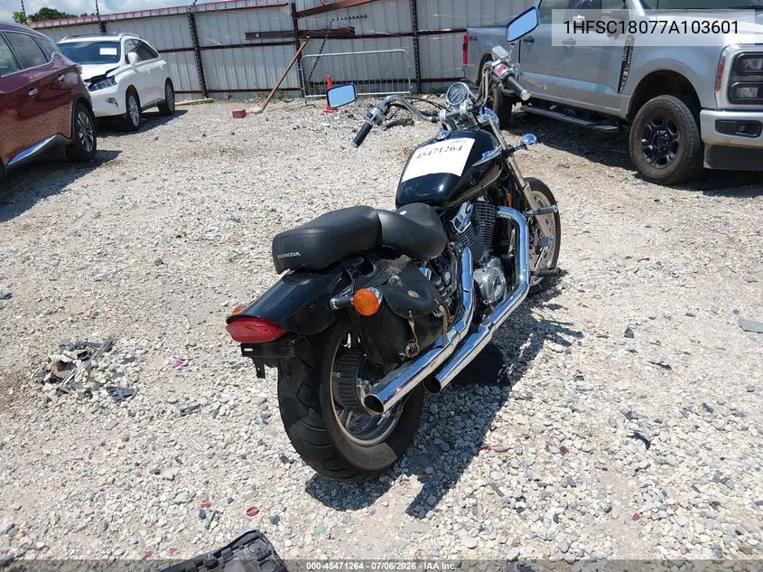 2007 Honda Vt1100 C VIN: 1HFSC18077A103601 Lot: 45471264