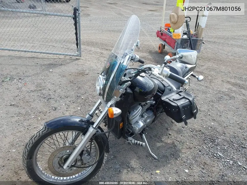 2007 Honda Vt600 C VIN: JH2PC21067M801056 Lot: 45535355