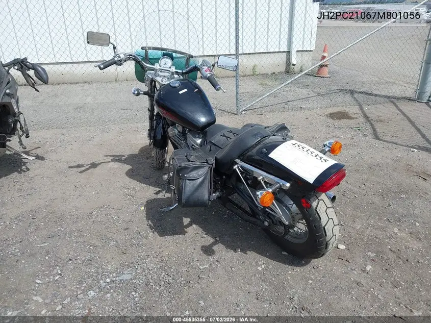 2007 Honda Vt600 C VIN: JH2PC21067M801056 Lot: 45535355
