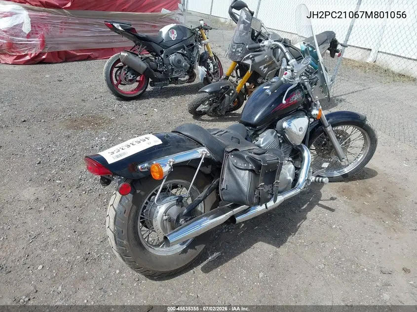 2007 Honda Vt600 C VIN: JH2PC21067M801056 Lot: 45535355