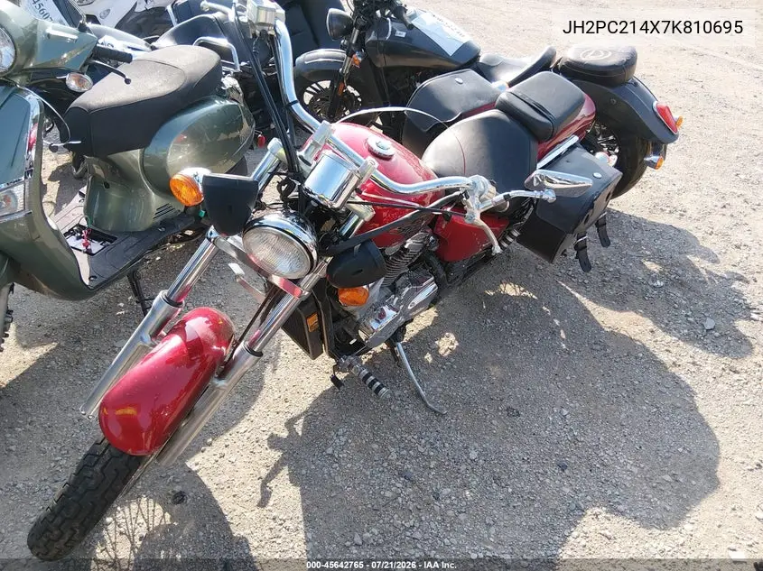 2007 Honda Vt600 Cd VIN: JH2PC214X7K810695 Lot: 45642765