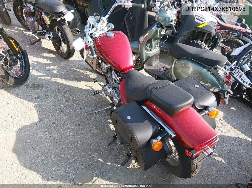 2007 Honda Vt600 Cd VIN: JH2PC214X7K810695 Lot: 45642765