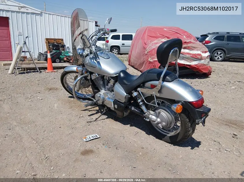 2008 Honda Vt750 C2 VIN: JH2RC53068M102017 Lot: 45487205