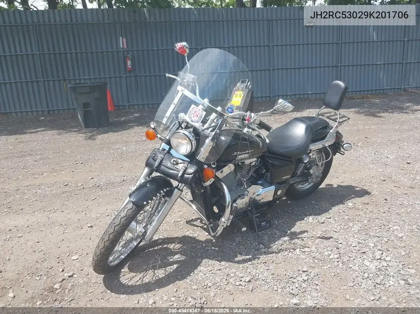 2009 Honda Vt750 C2 VIN: JH2RC53029K201706 Lot: 45418387