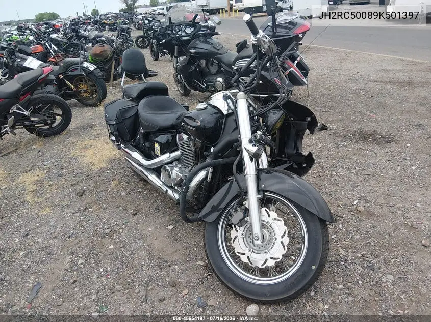 2009 Honda Vt750 C VIN: JH2RC50089K501397 Lot: 45654197