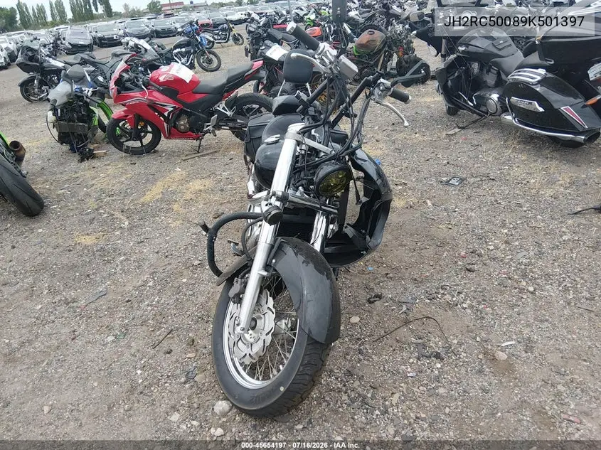 2009 Honda Vt750 C VIN: JH2RC50089K501397 Lot: 45654197