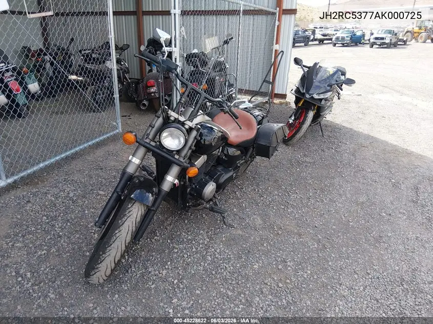 2010 Honda Vt750 C2B VIN: JH2RC5377AK000725 Lot: 45228622