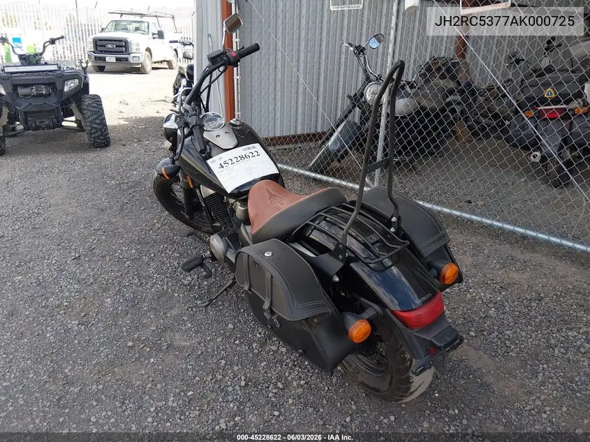 2010 Honda Vt750 C2B VIN: JH2RC5377AK000725 Lot: 45228622