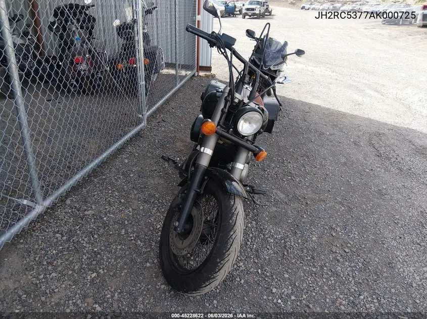2010 Honda Vt750 C2B VIN: JH2RC5377AK000725 Lot: 45228622