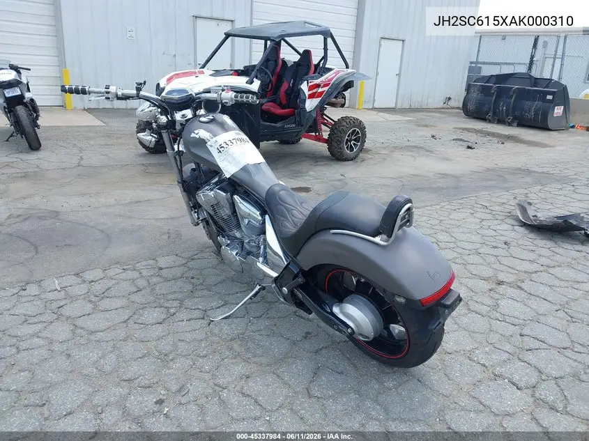 2010 Honda Vt1300 Cx VIN: JH2SC615XAK000310 Lot: 45337984