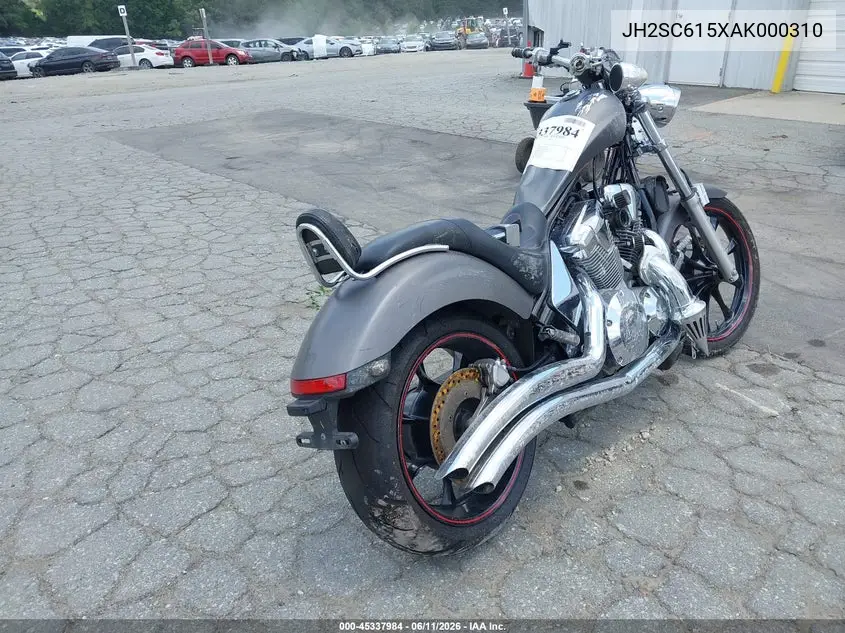 2010 Honda Vt1300 Cx VIN: JH2SC615XAK000310 Lot: 45337984