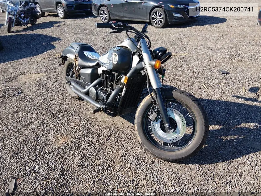 2012 Honda Vt750 C2B VIN: JH2RC5374CK200741 Lot: 45376651