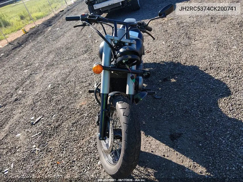 2012 Honda Vt750 C2B VIN: JH2RC5374CK200741 Lot: 45376651