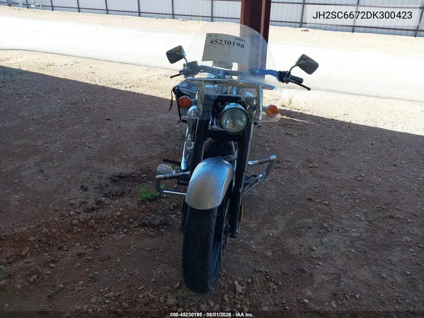 2013 Honda Vt1300 Ct VIN: JH2SC6672DK300423 Lot: 45230198