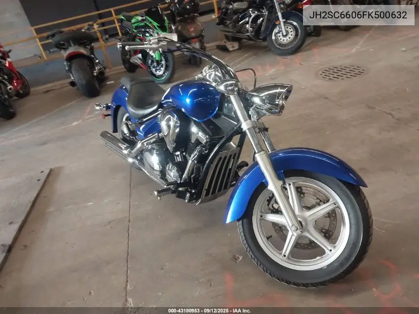 2015 Honda Vt1300 Cr VIN: JH2SC6606FK500632 Lot: 43180953