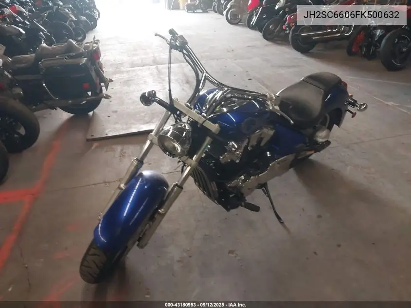 2015 Honda Vt1300 Cr VIN: JH2SC6606FK500632 Lot: 43180953