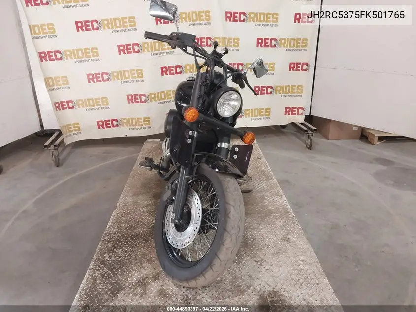 2015 Honda Vt750 C2B VIN: JH2RC5375FK501765 Lot: 44893397
