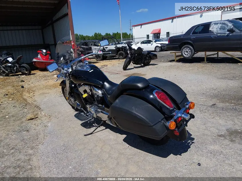 2015 Honda Vt1300 Ct VIN: JH2SC6673FK500195 Lot: 45070688