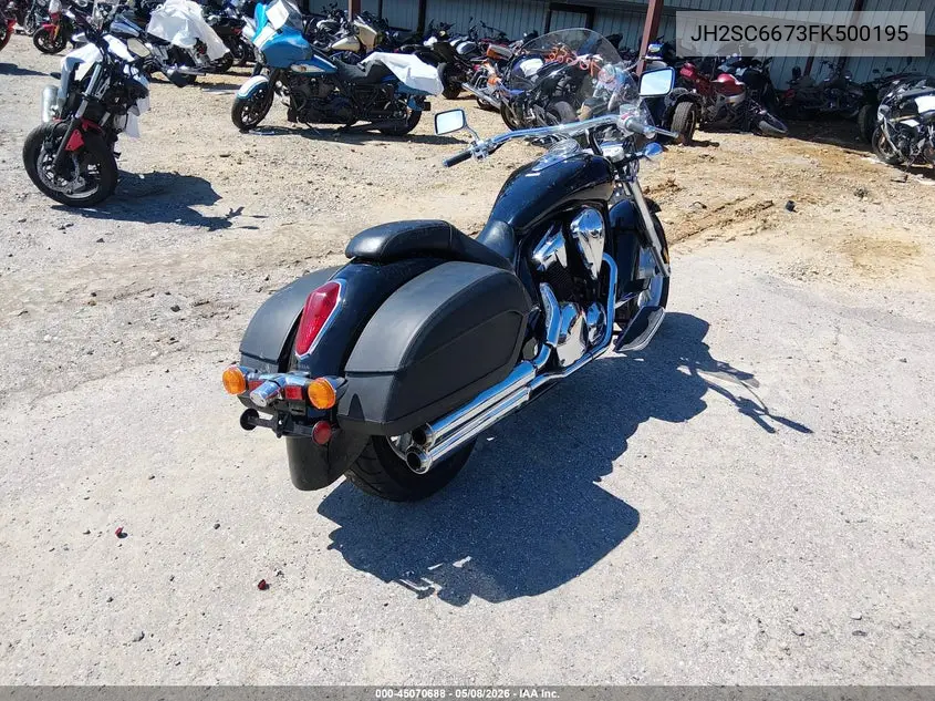 2015 Honda Vt1300 Ct VIN: JH2SC6673FK500195 Lot: 45070688