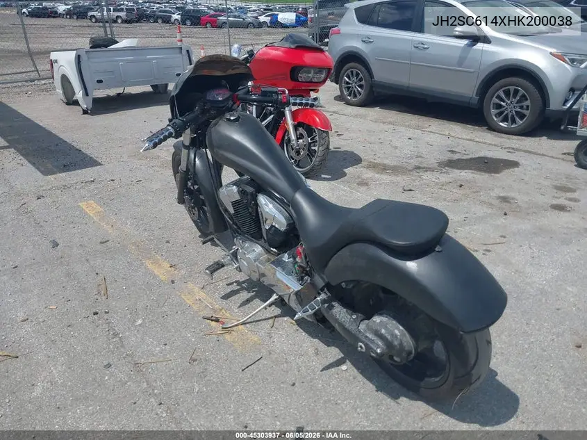 2017 Honda Vt1300 Cx VIN: JH2SC614XHK200038 Lot: 45303937