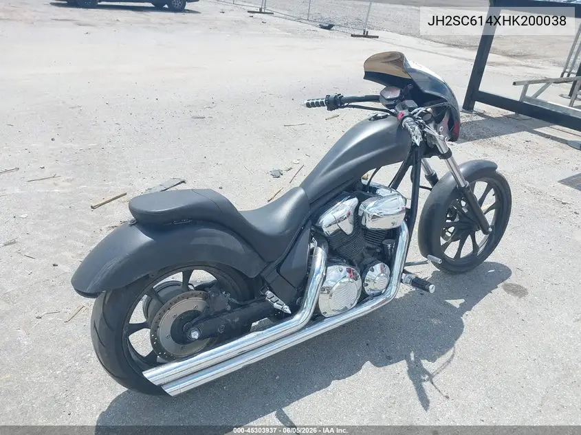2017 Honda Vt1300 Cx VIN: JH2SC614XHK200038 Lot: 45303937