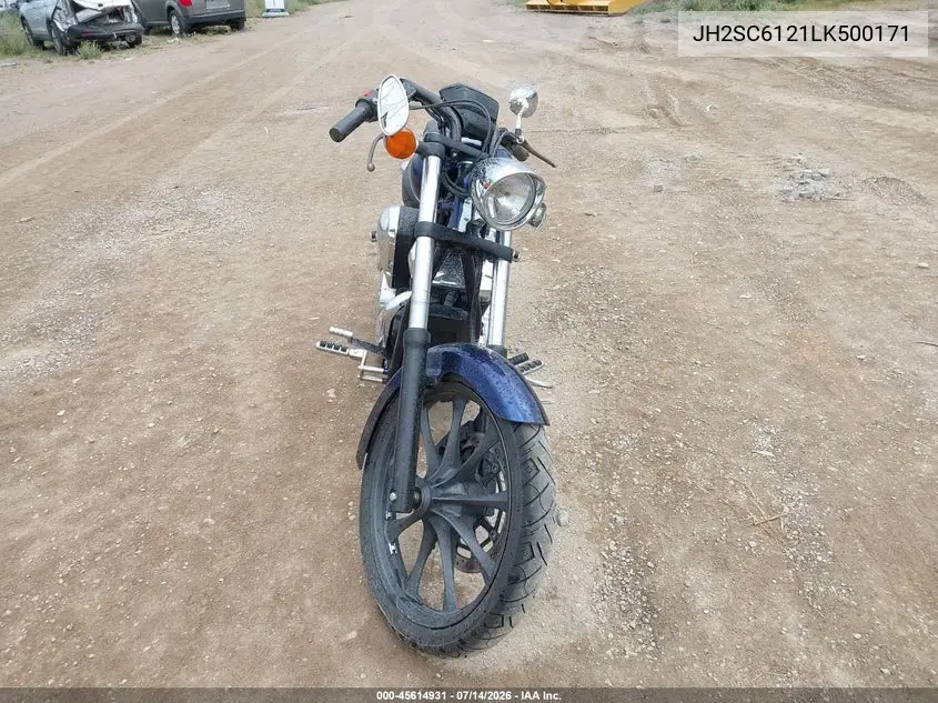2020 Honda Vt1300 Cx VIN: JH2SC6121LK500171 Lot: 45614931