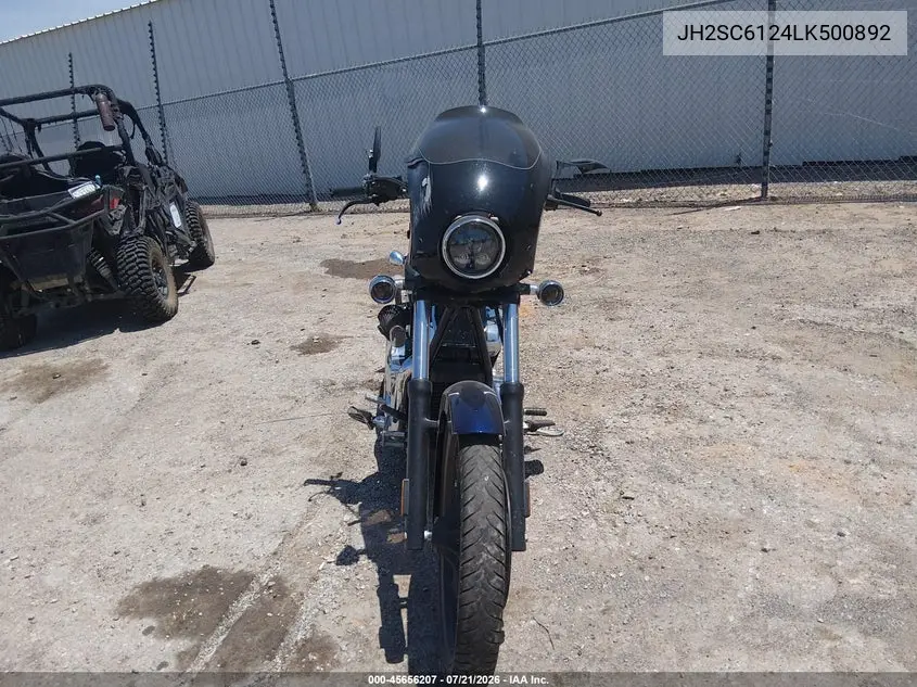 2020 Honda Vt1300 Cx VIN: JH2SC6124LK500892 Lot: 45656207