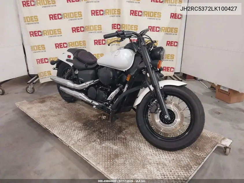 2020 Honda Vt750 C2B VIN: JH2RC5372LK100427 Lot: 45664200