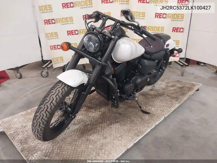 2020 Honda Vt750 C2B VIN: JH2RC5372LK100427 Lot: 45664200