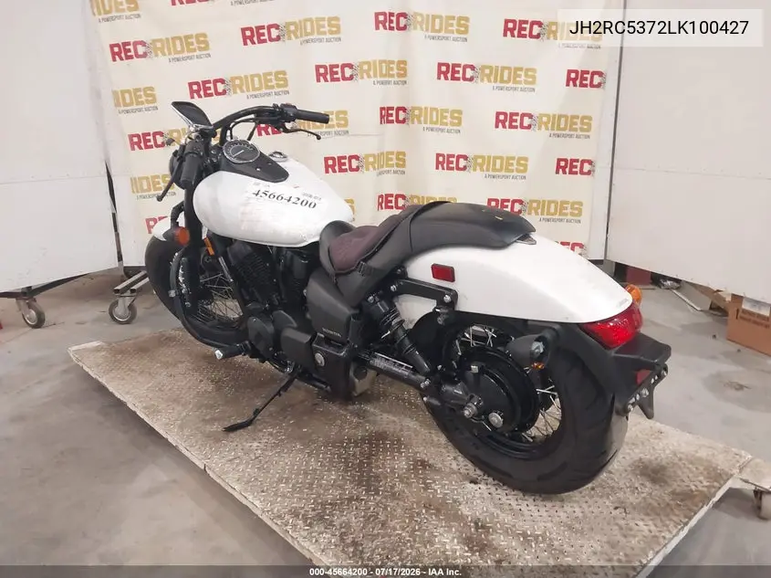 2020 Honda Vt750 C2B VIN: JH2RC5372LK100427 Lot: 45664200