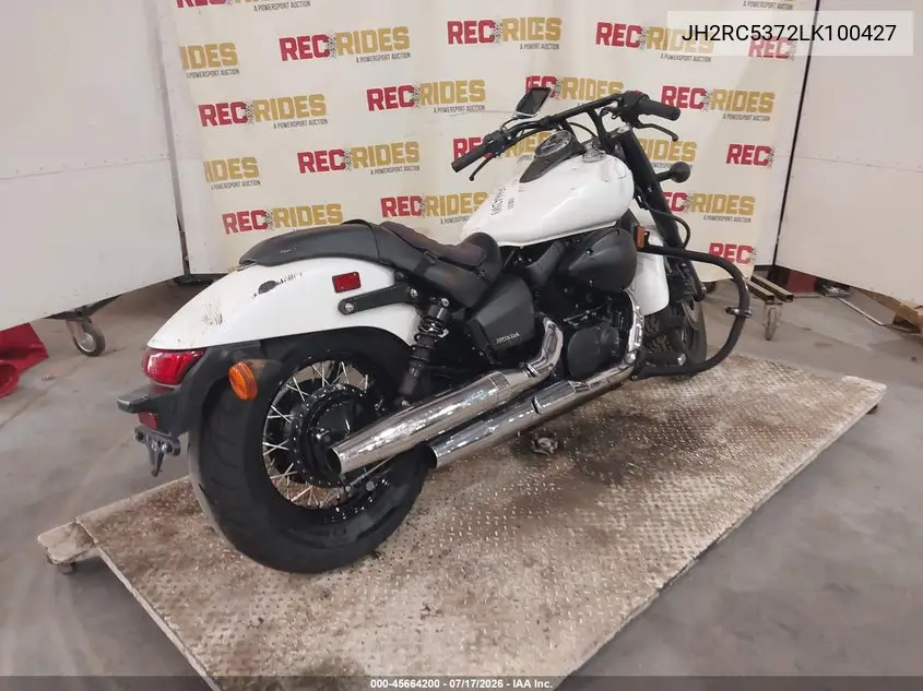 2020 Honda Vt750 C2B VIN: JH2RC5372LK100427 Lot: 45664200