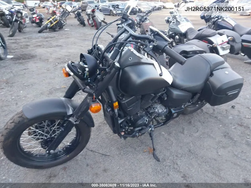 2022 Honda Vt750 C2B VIN: JH2RC5371NK200151 Lot: 38083609