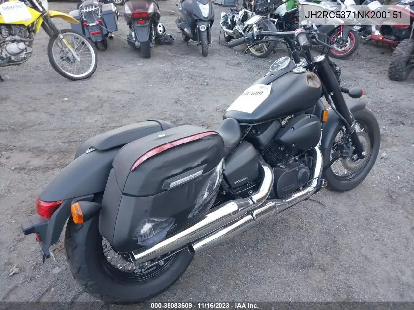 2022 Honda Vt750 C2B VIN: JH2RC5371NK200151 Lot: 38083609