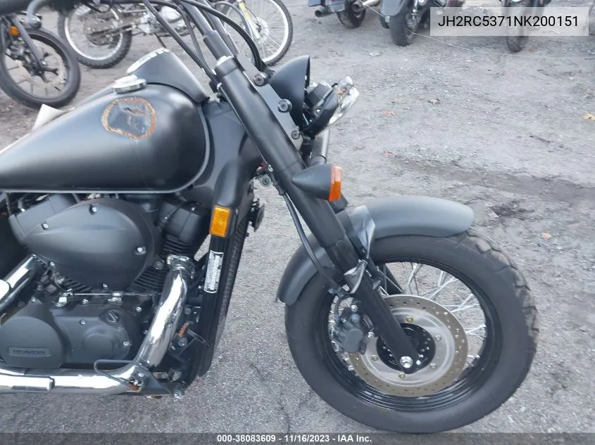 2022 Honda Vt750 C2B VIN: JH2RC5371NK200151 Lot: 38083609
